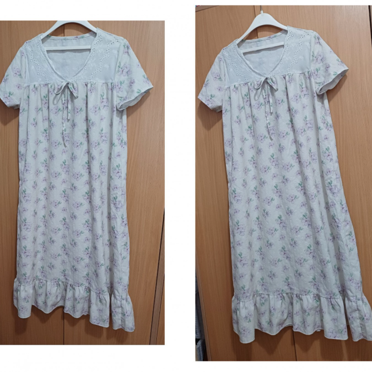 Vintage spavaćica prelep dezen slika #3