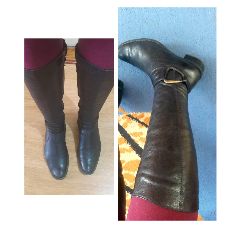 Kožne čizme ug 25 cm slika #2