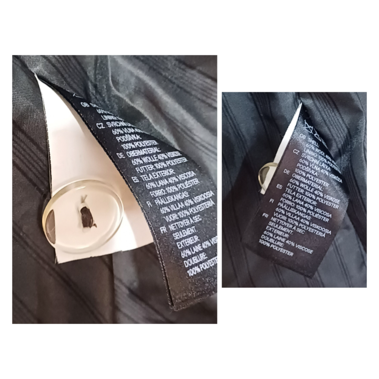 HM vuneni kaputić kao sako- savršen slika #3