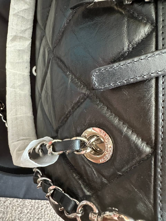 Chanel bowling bag crna nova slika #2