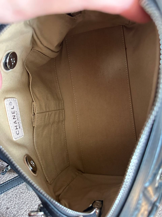 Chanel bowling bag crna nova slika #5