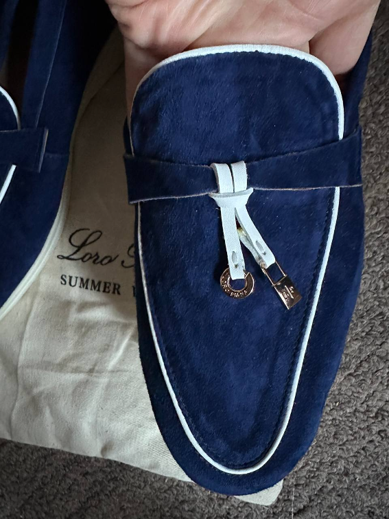 Loro piana summer charms mokasine nove slika #3