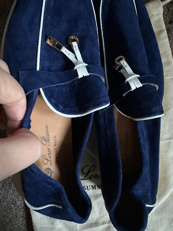 Loro piana summer charms mokasine nove slika #4