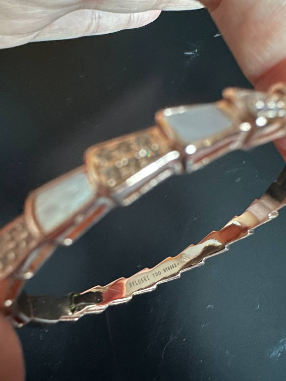 Bvlgari serpenti viiper narukvica pozlata  slika #2