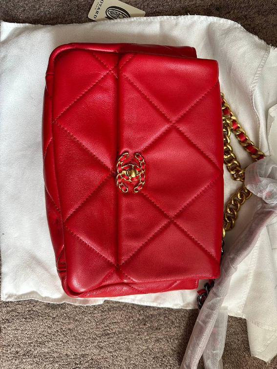 Chanel C19 tašna crvena nova slika #2