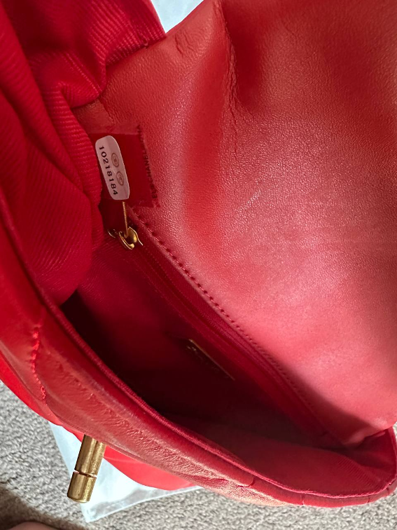 Chanel C19 tašna crvena nova slika #5