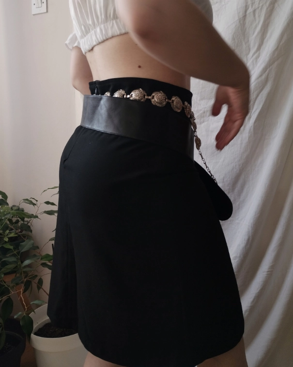 zero basic crna suknja slika #3