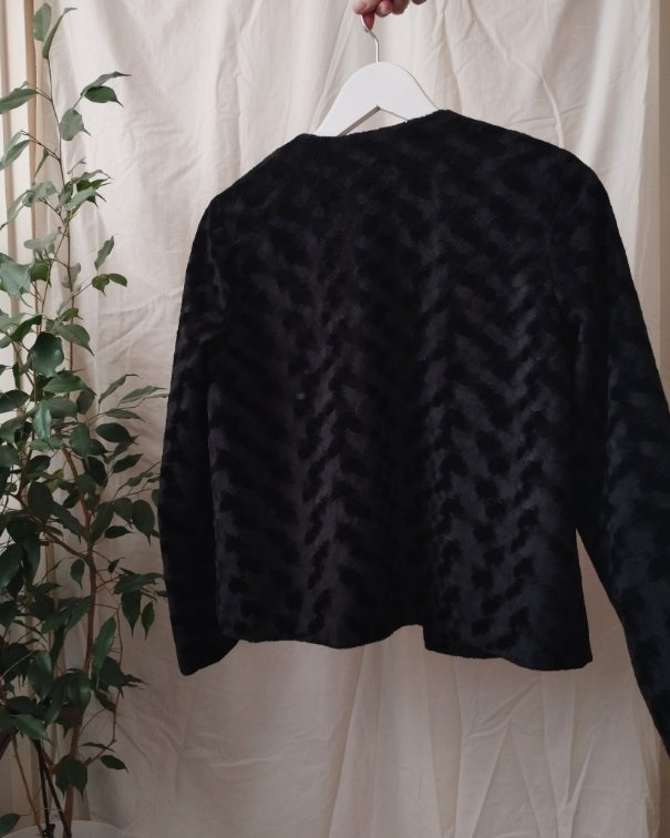 Eko crna jakna-bunda slika #3