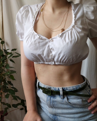 dirndl crop top