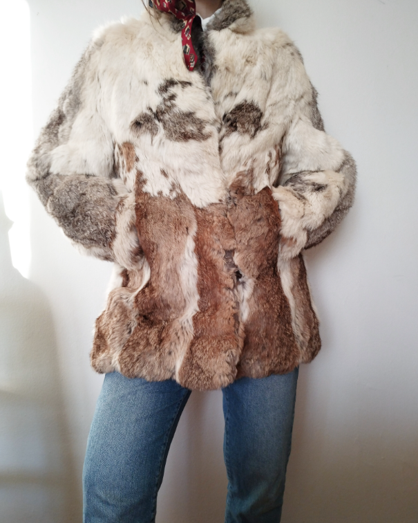 Vintage bunda od prirodnog krzna slika #4