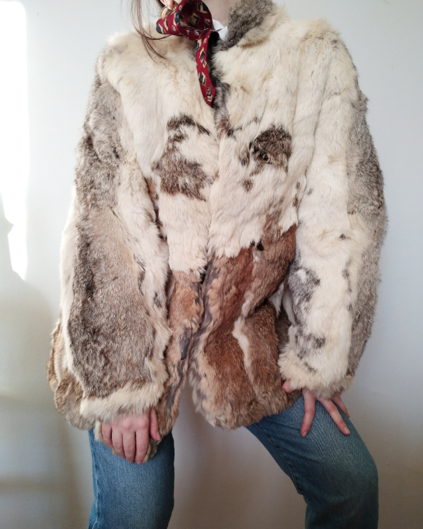 Vintage bunda od prirodnog krzna slika #1