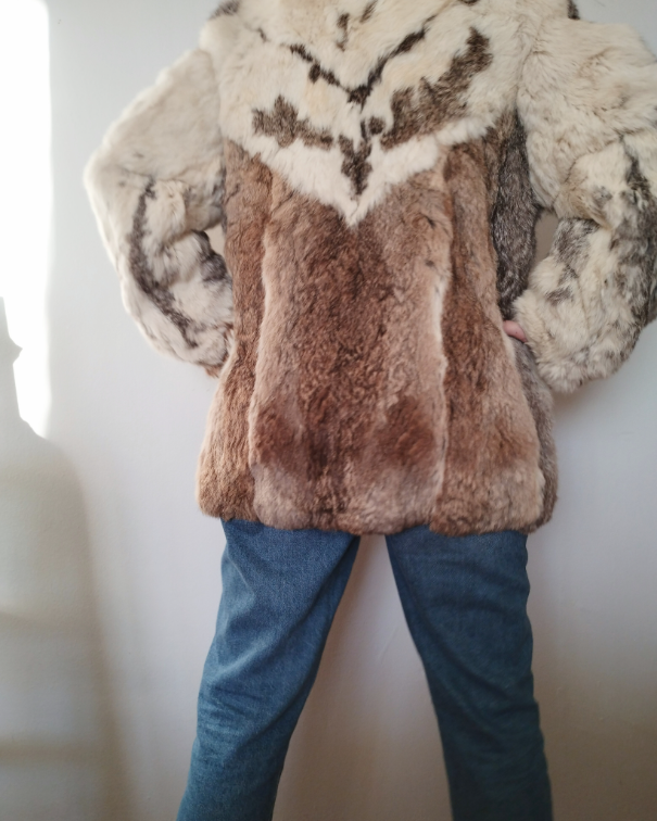 Vintage bunda od prirodnog krzna slika #2