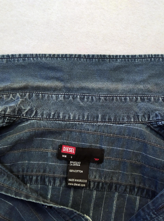 Muška teksas košulja Diesel veličina S slika #5