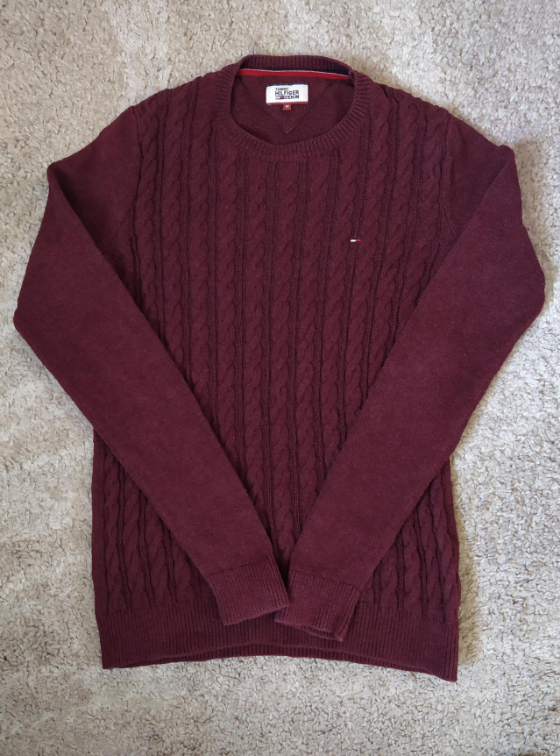 Tommy Hilfiger muški pamučni džemper vel. M slika #2