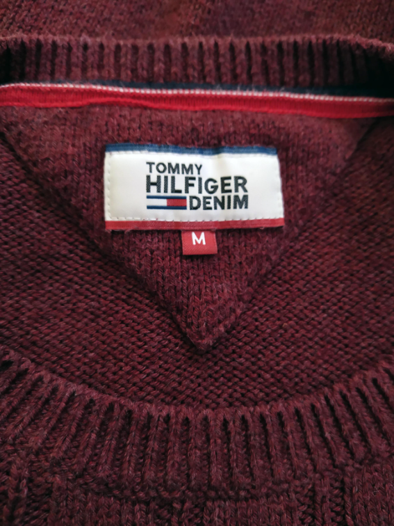 Tommy Hilfiger muški pamučni džemper vel. M slika #5