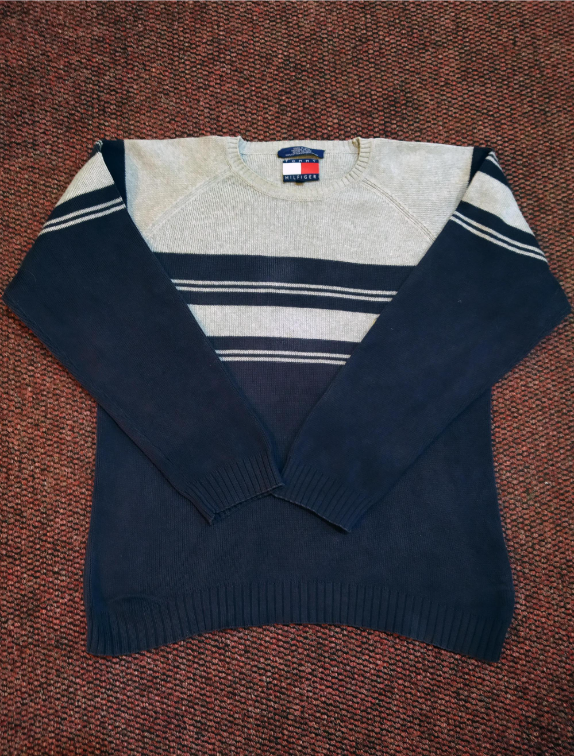 Tommy Hilfiger muški pamučni džemper vel. M slika #3