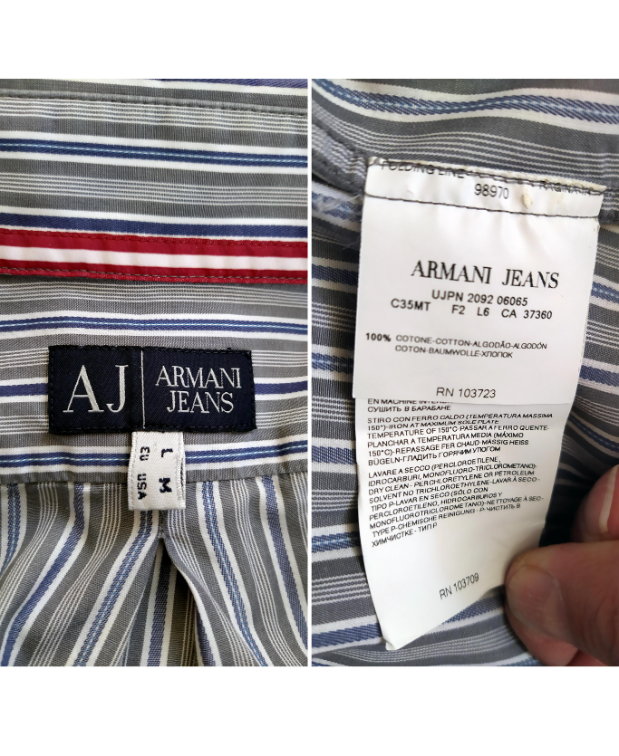  Muška košulja Armani Jeans vel. M  slika #5