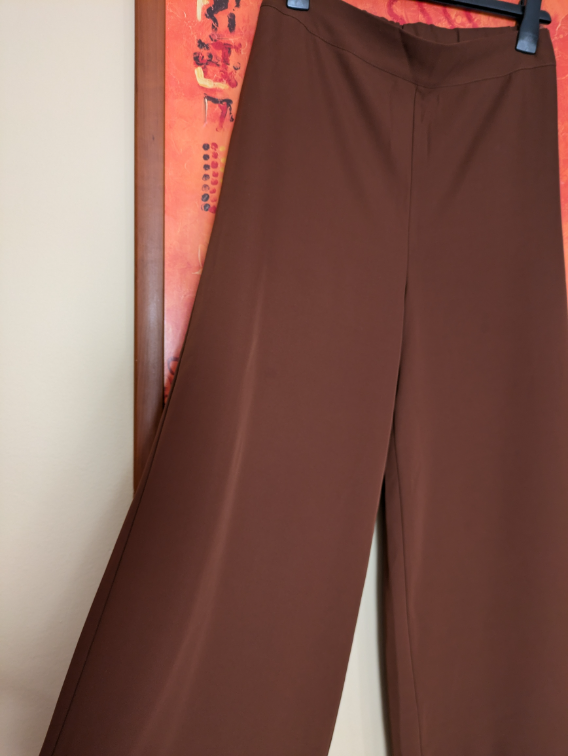 Francuske pantalone sa sirokim nogavicama slika #3