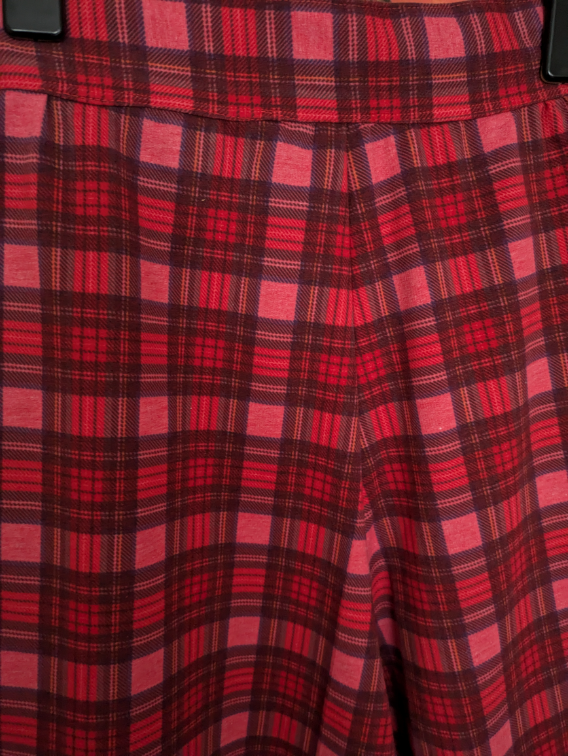 Vintage karirane bermude slika #5