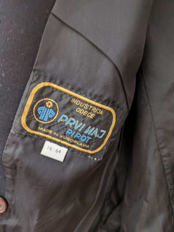 Vintage YU sako runska vuna slika #2