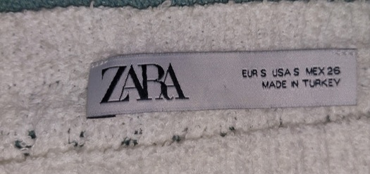 Zara boho crop sa puf rukavima slika #3