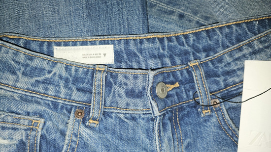 Zara wide leg farmerke novo slika #4