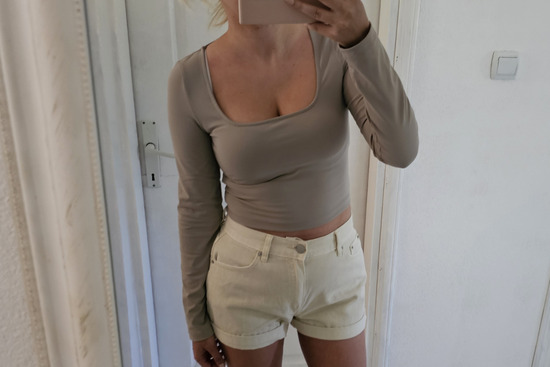 Stradivarius bez bluza od poliamida slika #2