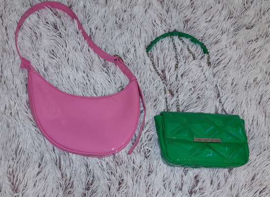 lot Bershka + Cropp pvc torbice slika #3