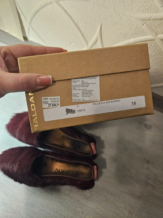 Baldan kožne mokasine 38 slika #2