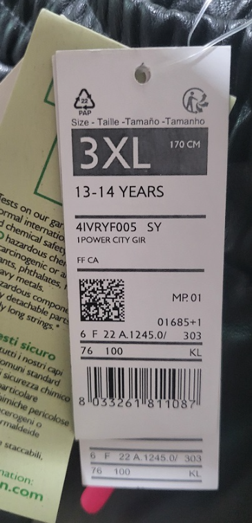 Sisley kožna trenerka NOVO slika #3