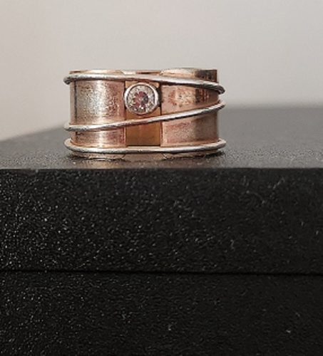 Seminalis srebrni prsten