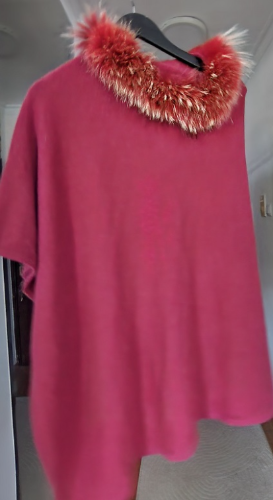 Pončo od kašmira NOVO