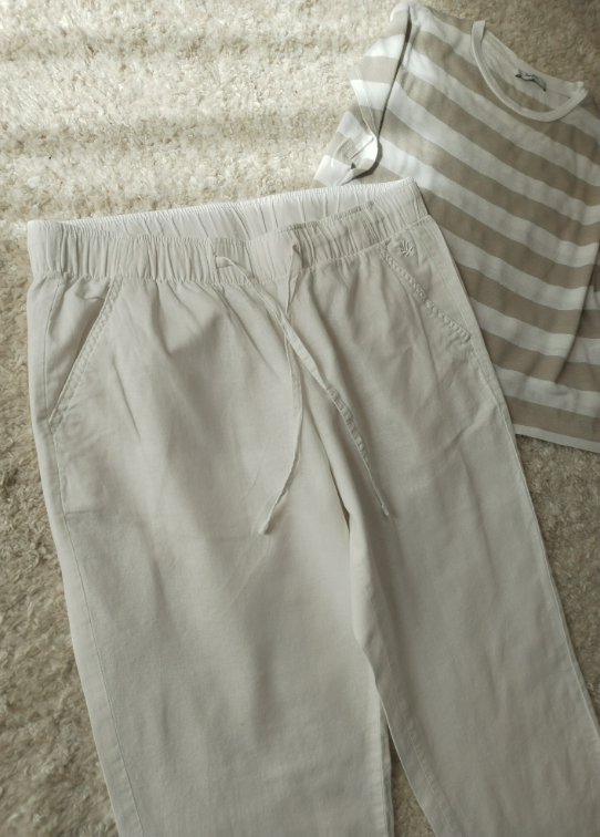 ESMARA pantalone ☆ Lan/Pamuk ☆ 40/L ☆ slika #2