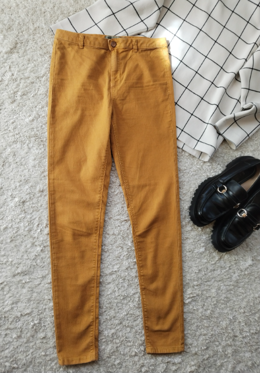  C&A uske pantalone oker ☆ slika #2
