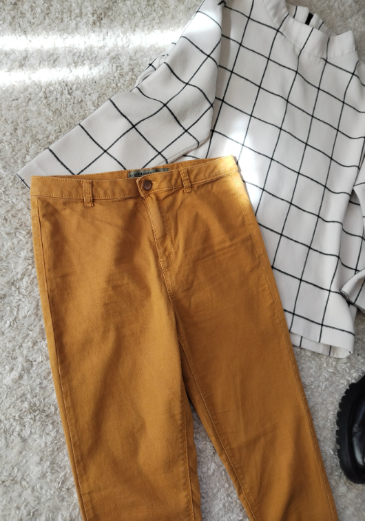  C&A uske pantalone oker ☆ slika #3