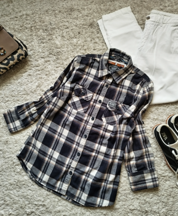 SUPER DRY kosulja ☆ Vel 40/L ☆ 100% ☆ slika #1