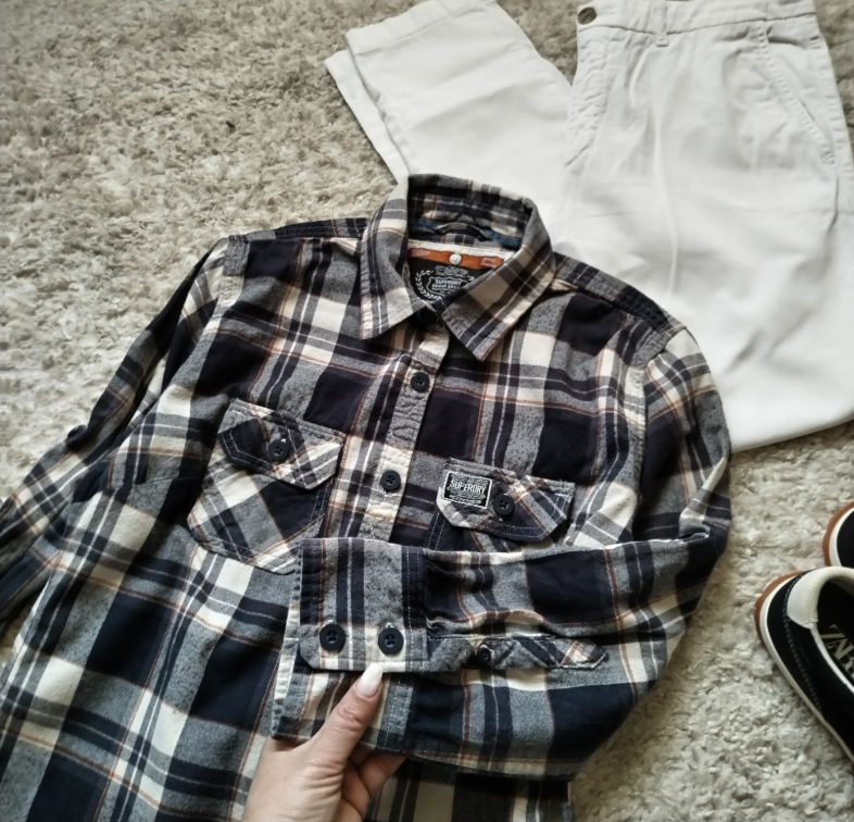 SUPER DRY kosulja ☆ Vel 40/L ☆ 100% ☆ slika #2