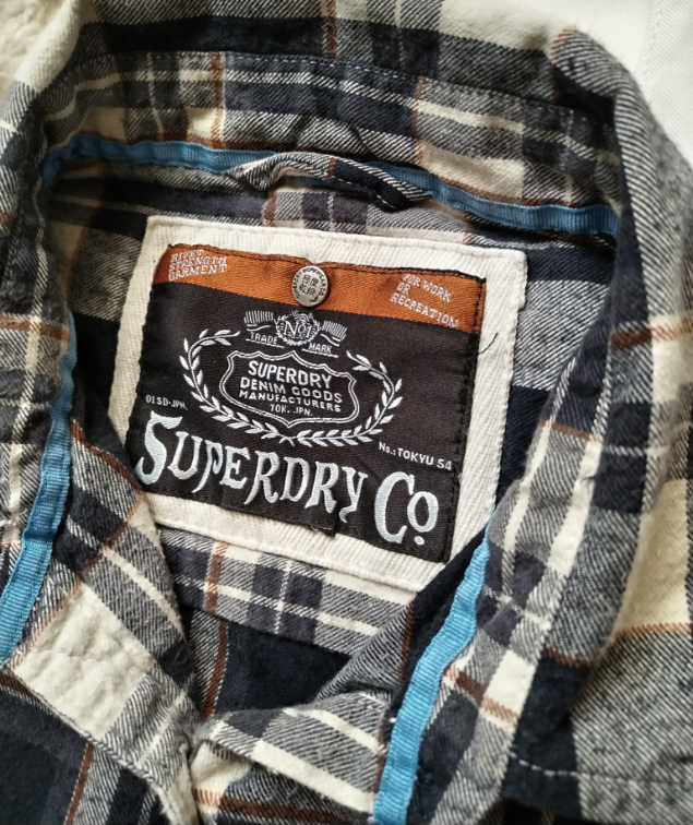 SUPER DRY kosulja ☆ Vel 40/L ☆ 100% ☆ slika #3