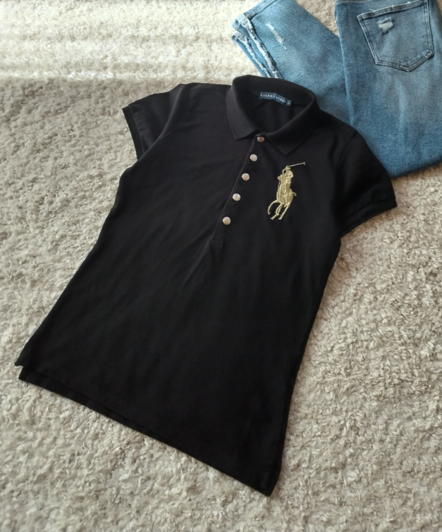RALPH LAUREN majica sa kragnom ☆ Pamuk ☆ slika #1