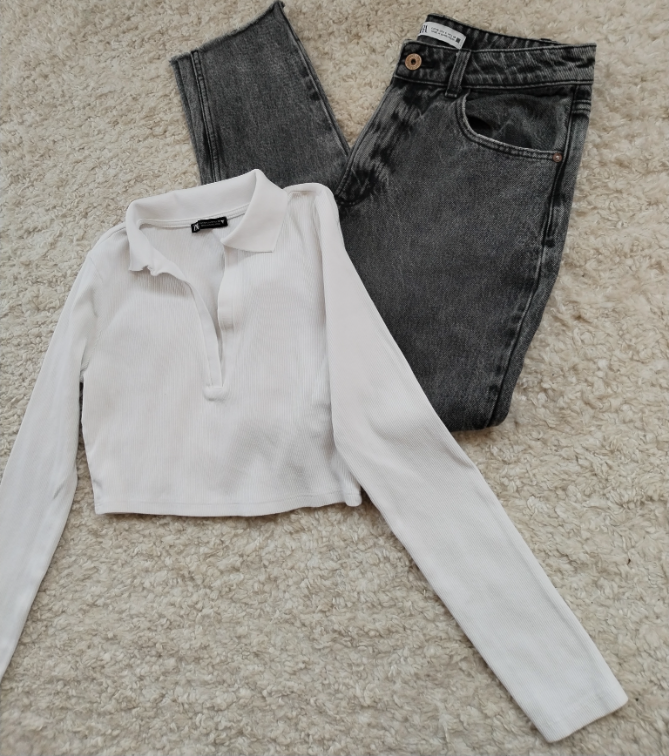 ZARA ☆ top sa kragnicom slika #5