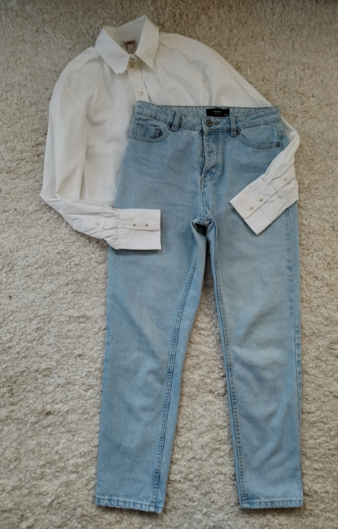 RESERVED trousers teksas farmerke slika #2