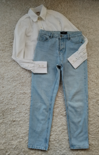 RESERVED trousers teksas farmerke thumbnail #2