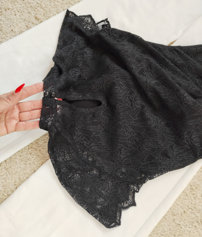 ZARA bluza sa čipkom slika #1