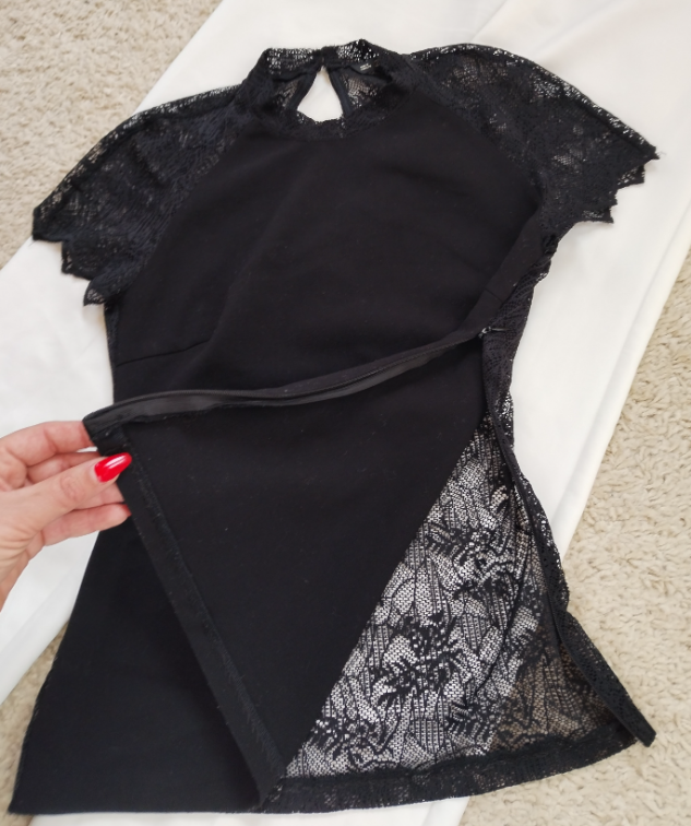 ZARA bluza sa čipkom slika #3
