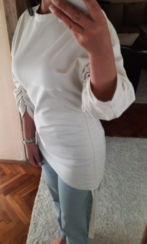 ZARA asimetricna duks bluza