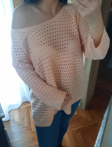LAURA TORELLI dzemper tunika oversized 