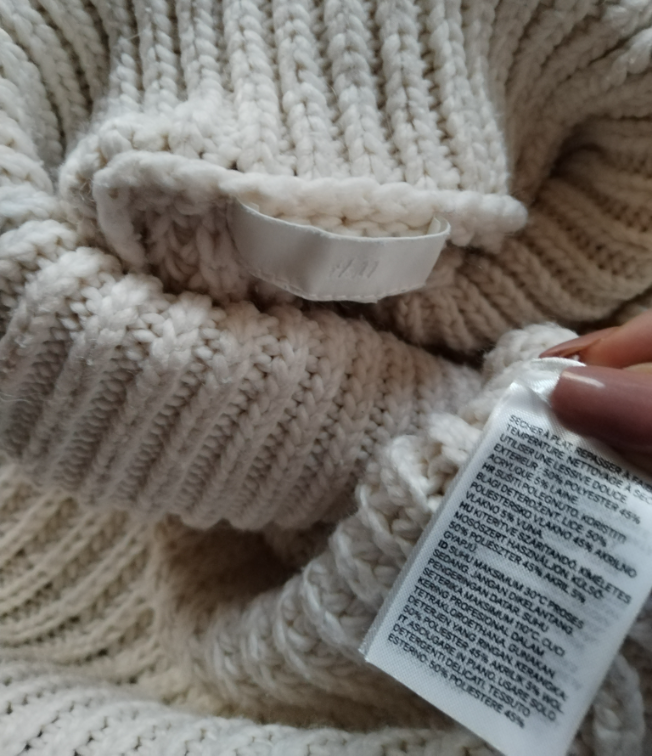 H&M dzemper dugacka krupni rad kvalitetna slika #3
