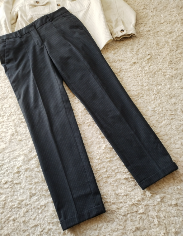 ZARA na crtu sa prugicama pantalone slika #5