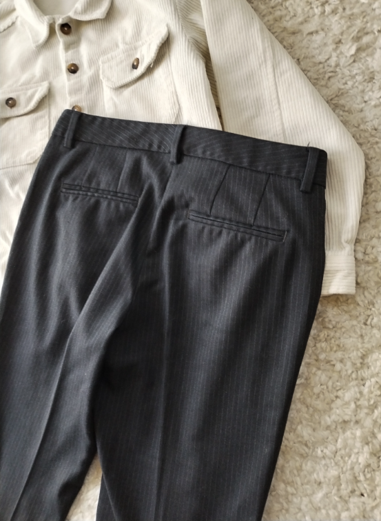 ZARA na crtu sa prugicama pantalone slika #4