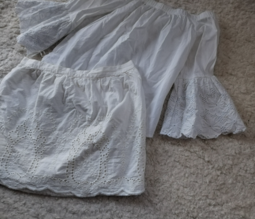 Boho set sa vezom bluza i suknja